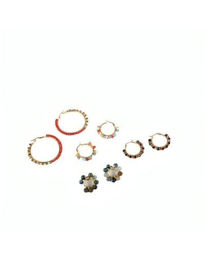 Aretes en alambrismo