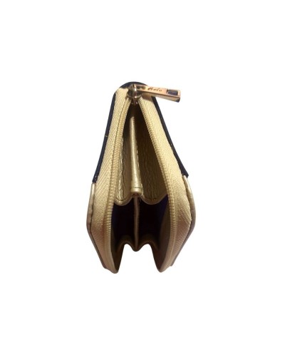 Monedero vanidoso estrellas cuero beige