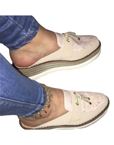 Sueco esmeralda beige