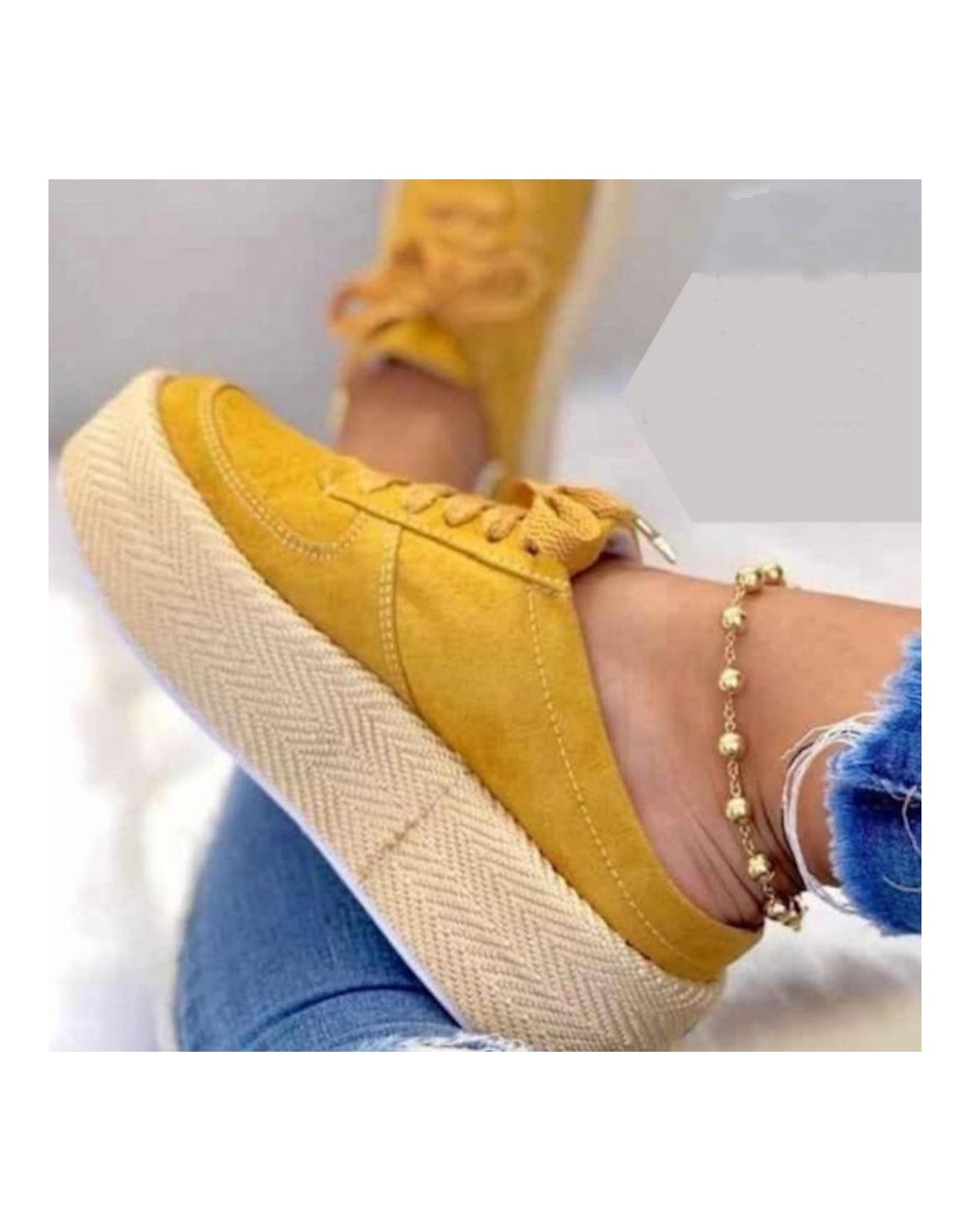 Sueco plata amarillo trenzado