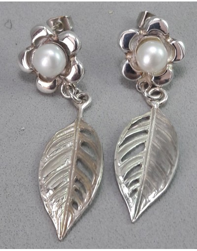 Aretes hoja laurel