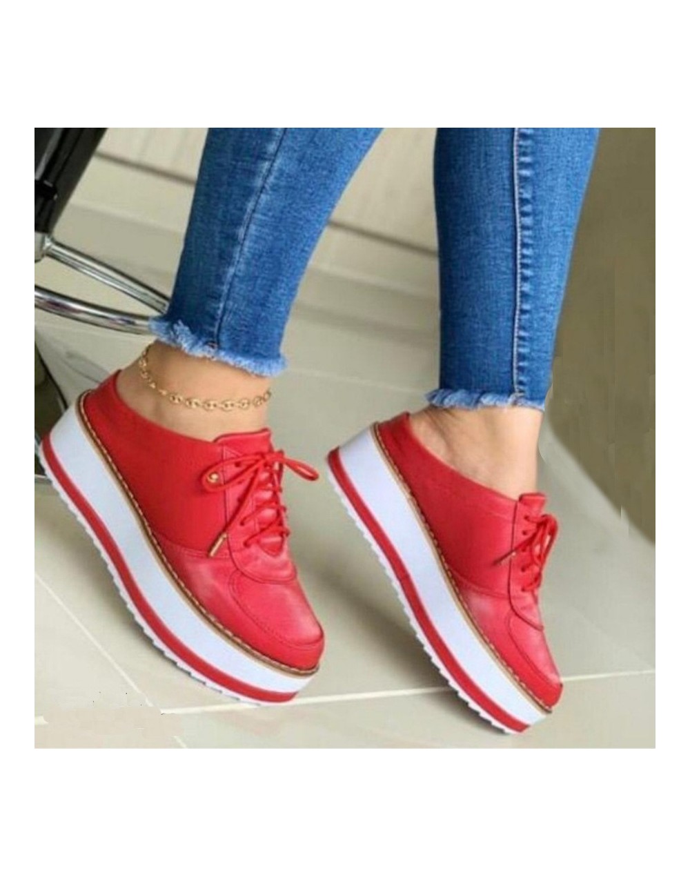 Sueco ágata rojo trenzado