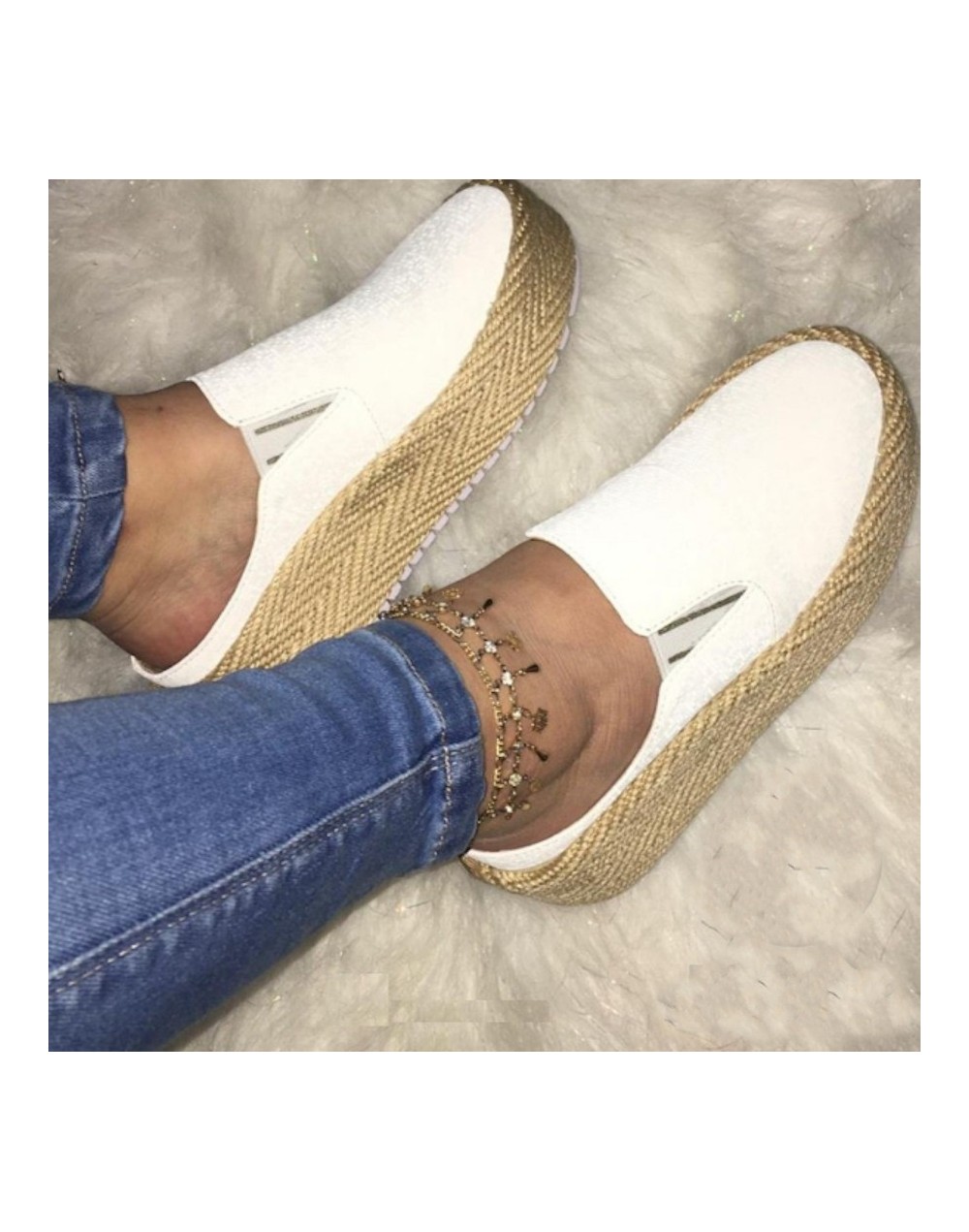 Zafiro blanco vans