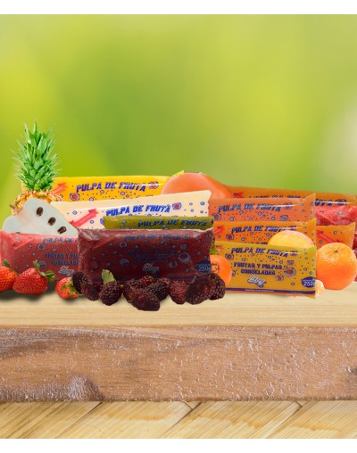 Combo pulpa de fruta Tropical 250 grs