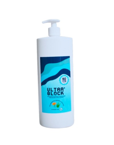 Litro de protector solar ultrablock