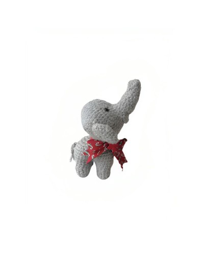 Peluche elefante amigurumi