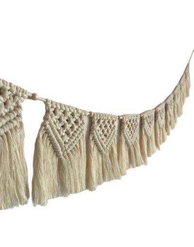 Banderin en macrame