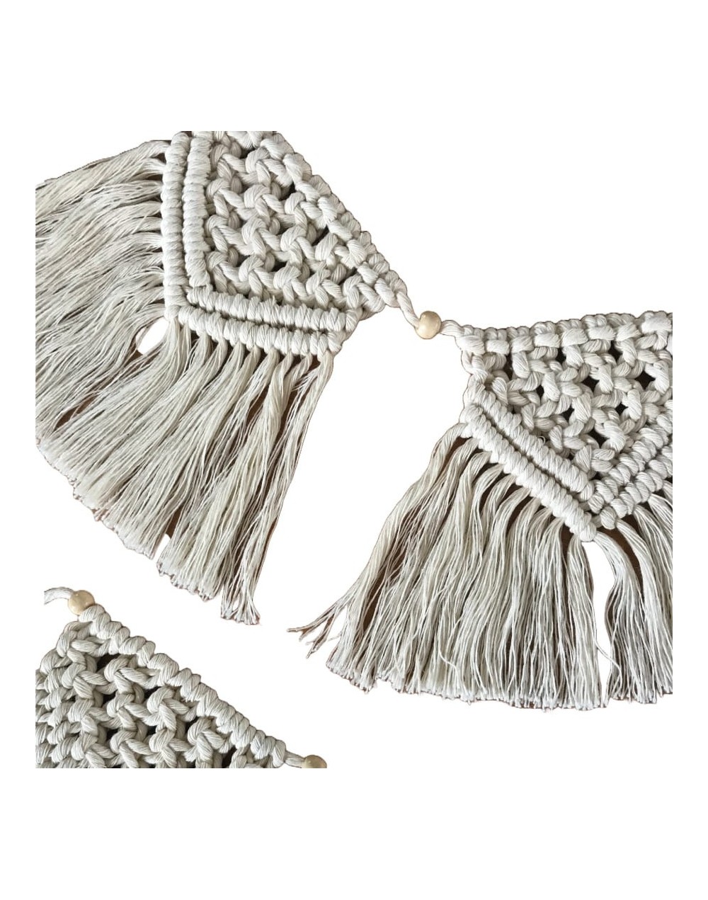 Banderin en macrame