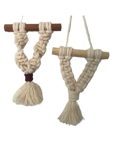 Micro tapices en macrame