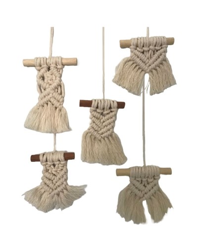 Micro tapices en macrame