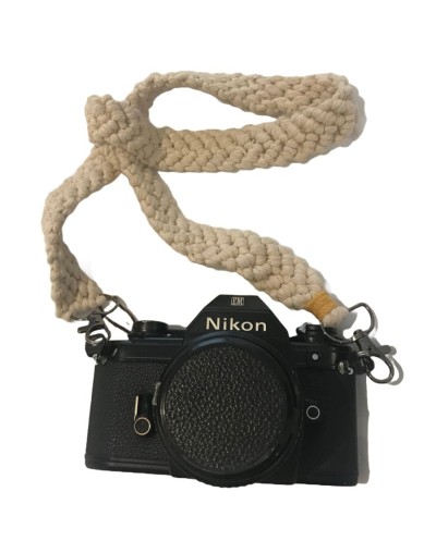 Correa en macrame para la camara