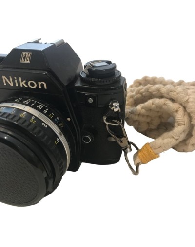 Correa en macrame para la camara