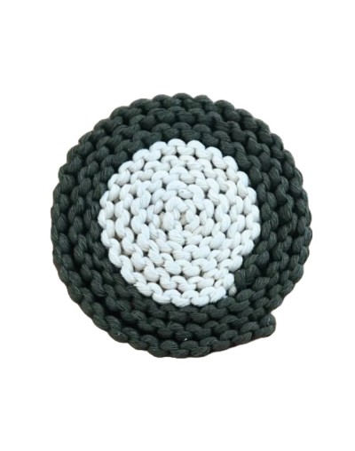 Portavasos macrame