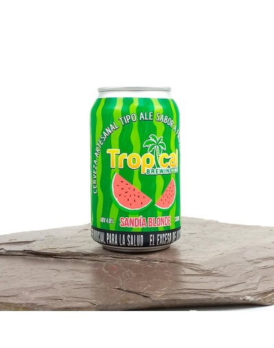 Cerveza artesanal sabor a sandía