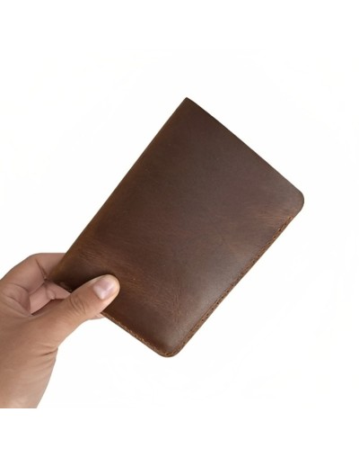 Porta pasaporte e4 cafe envejecido