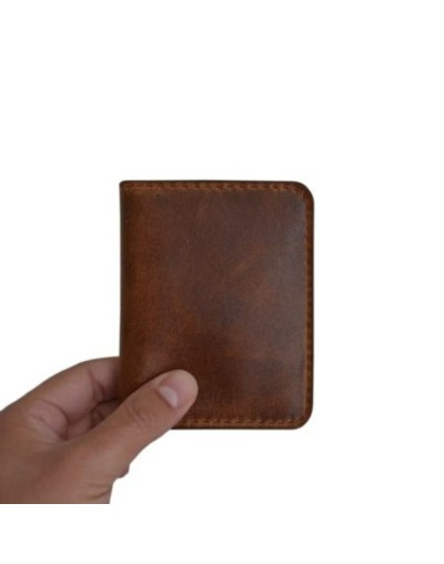 Billetera b9 cafe envejecido