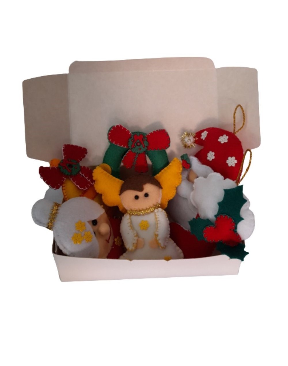 Caja x 6 unidades de adornos navideños