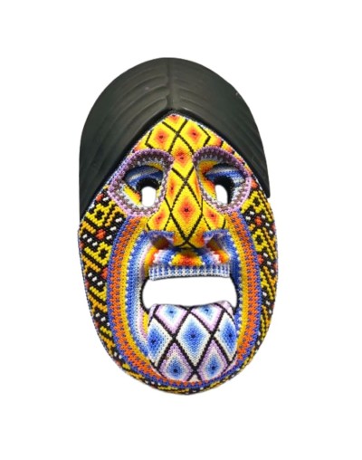 Artesanía máscara abuela tradicional putumayo