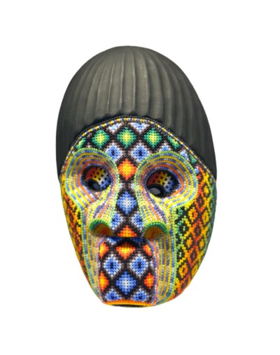 Artesanía máscara abuelo tradicional putumayo