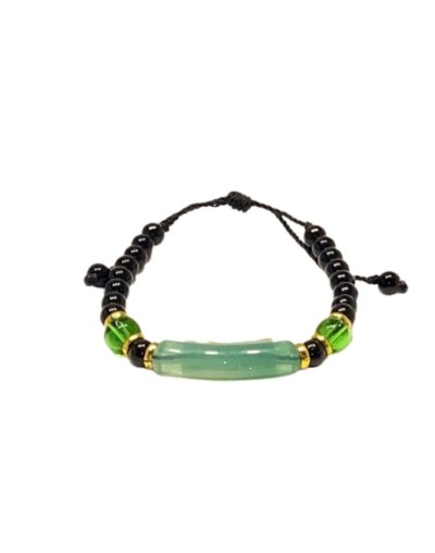 Artesanía pulseras cuarzo y piedras tayrona ajustables