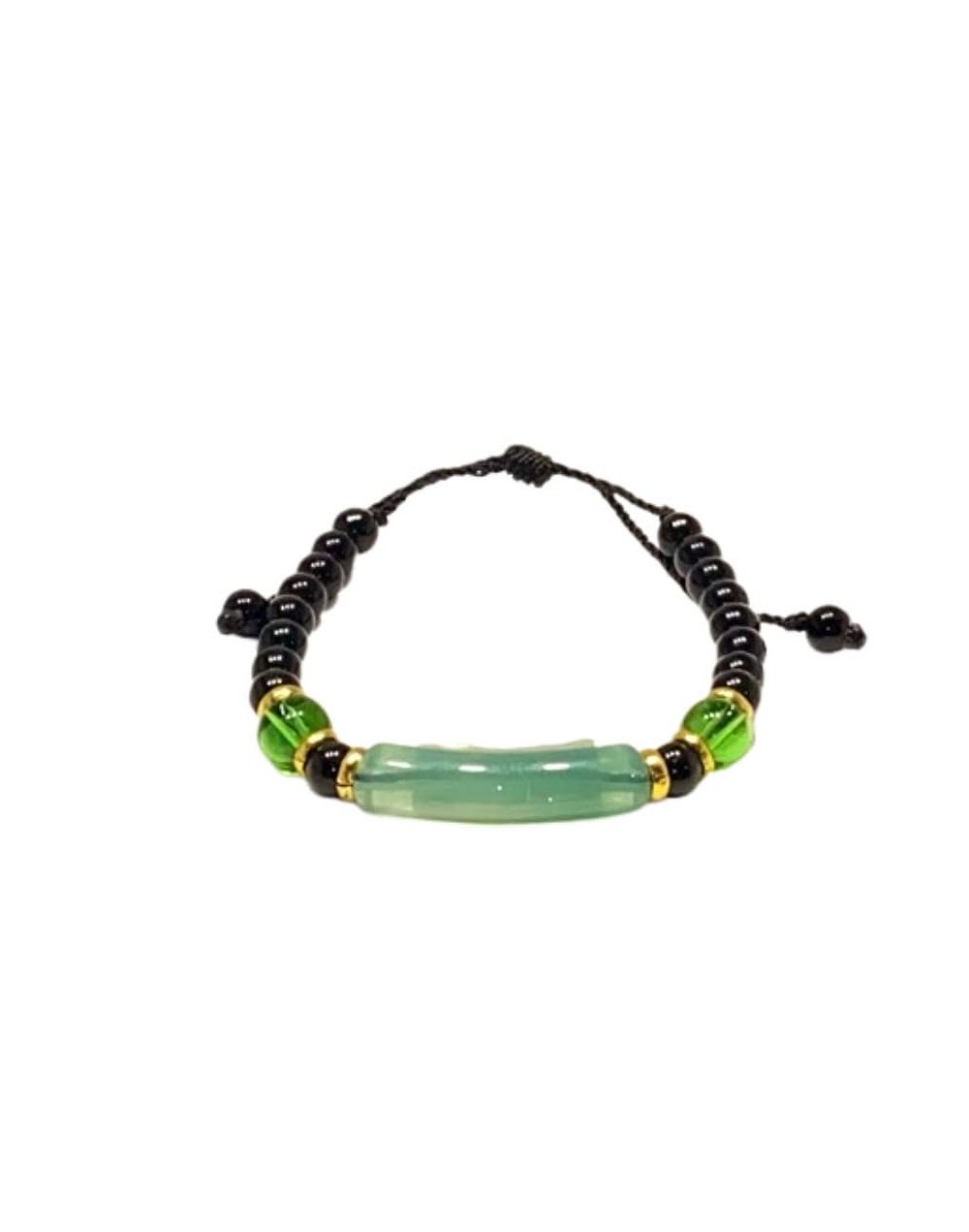 Artesanía pulseras cuarzo y piedras tayrona ajustables