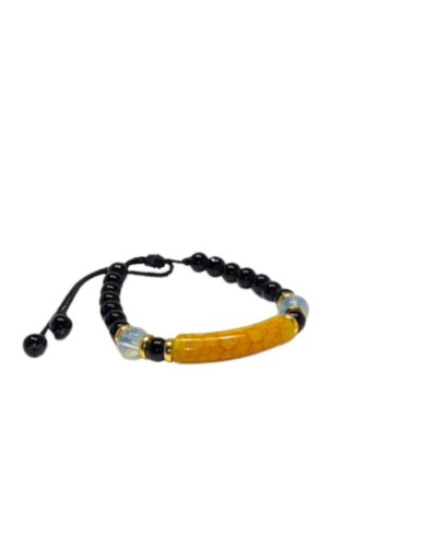 Artesanía pulseras cuarzo y piedras tayrona ajustables