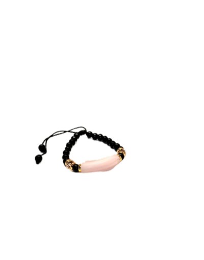 Artesanía pulseras cuarzo y piedras tayrona ajustables