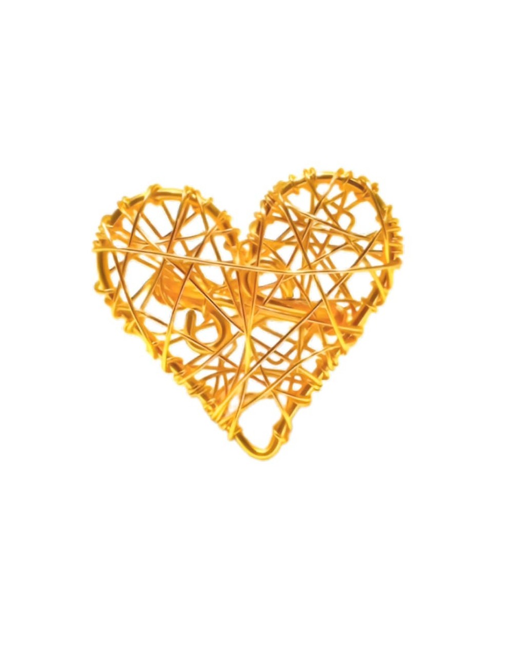Artesania anillo alambrismo corazón