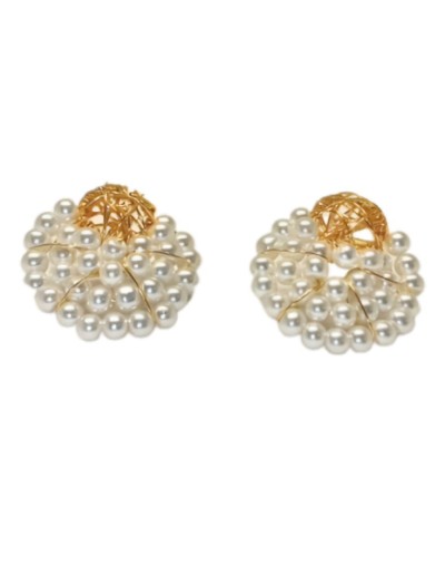 Artesania aretes abanico de varios colores