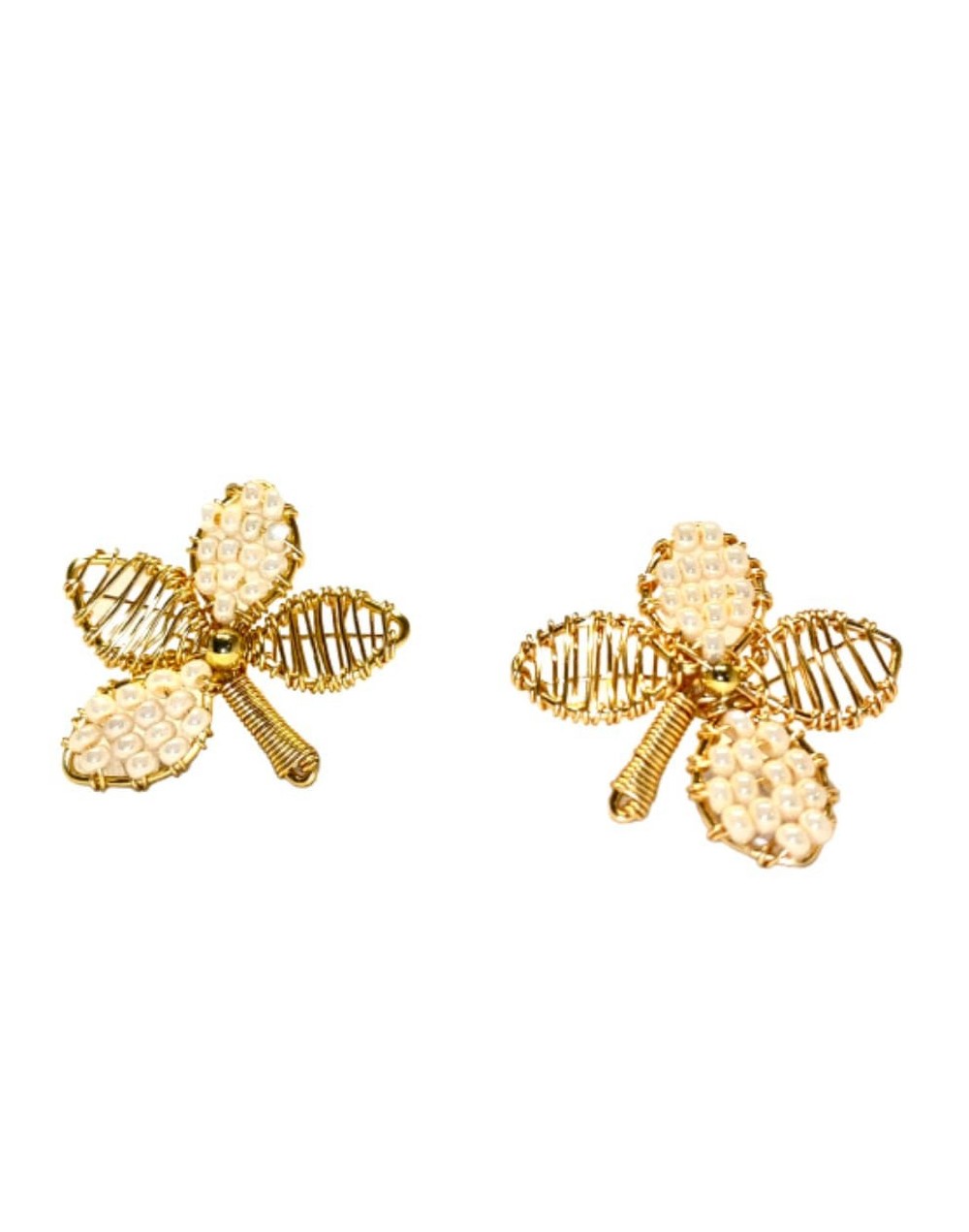 Artesania aretes trébol