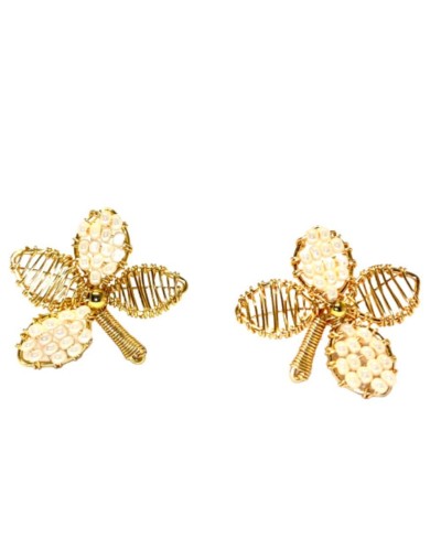 Artesania aretes trébol