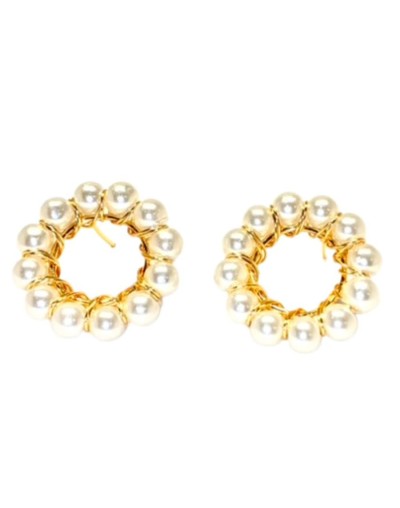 Artesania aretes topos aros de colores