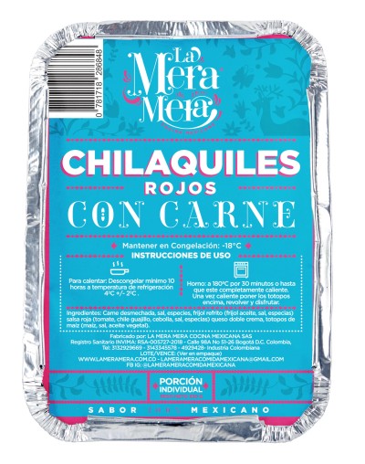 Chilaquiles Rojos con Carne