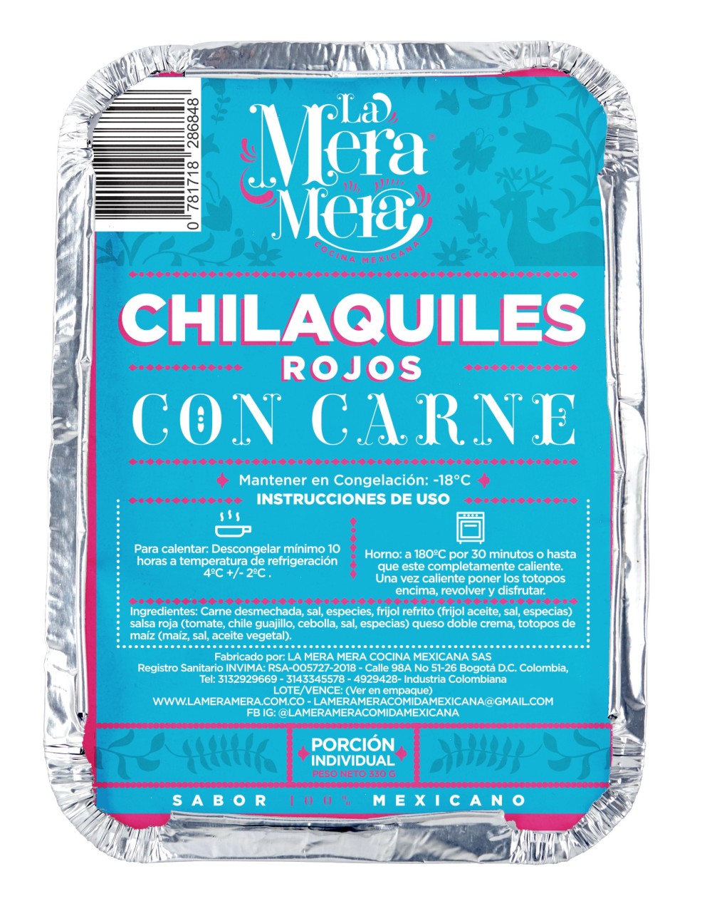 Chilaquiles Rojos con Carne
