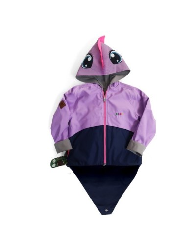 Chaqueta impermeable chami plus lila
