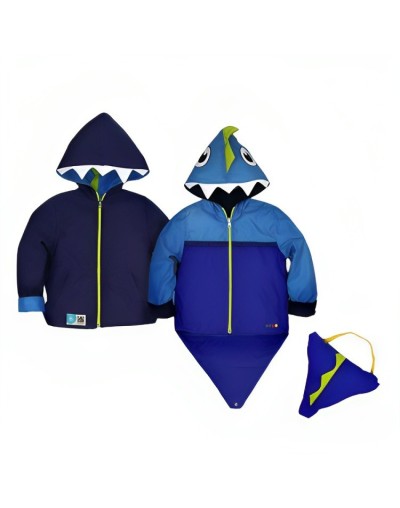Chaqueta impermeable chami pro azul