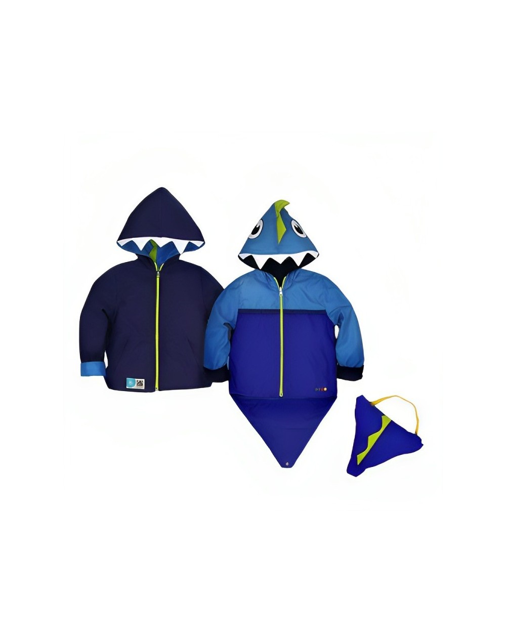 Chaqueta impermeable chami pro azul