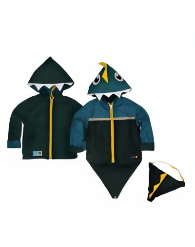 Chaqueta impermeable chami pro verde
