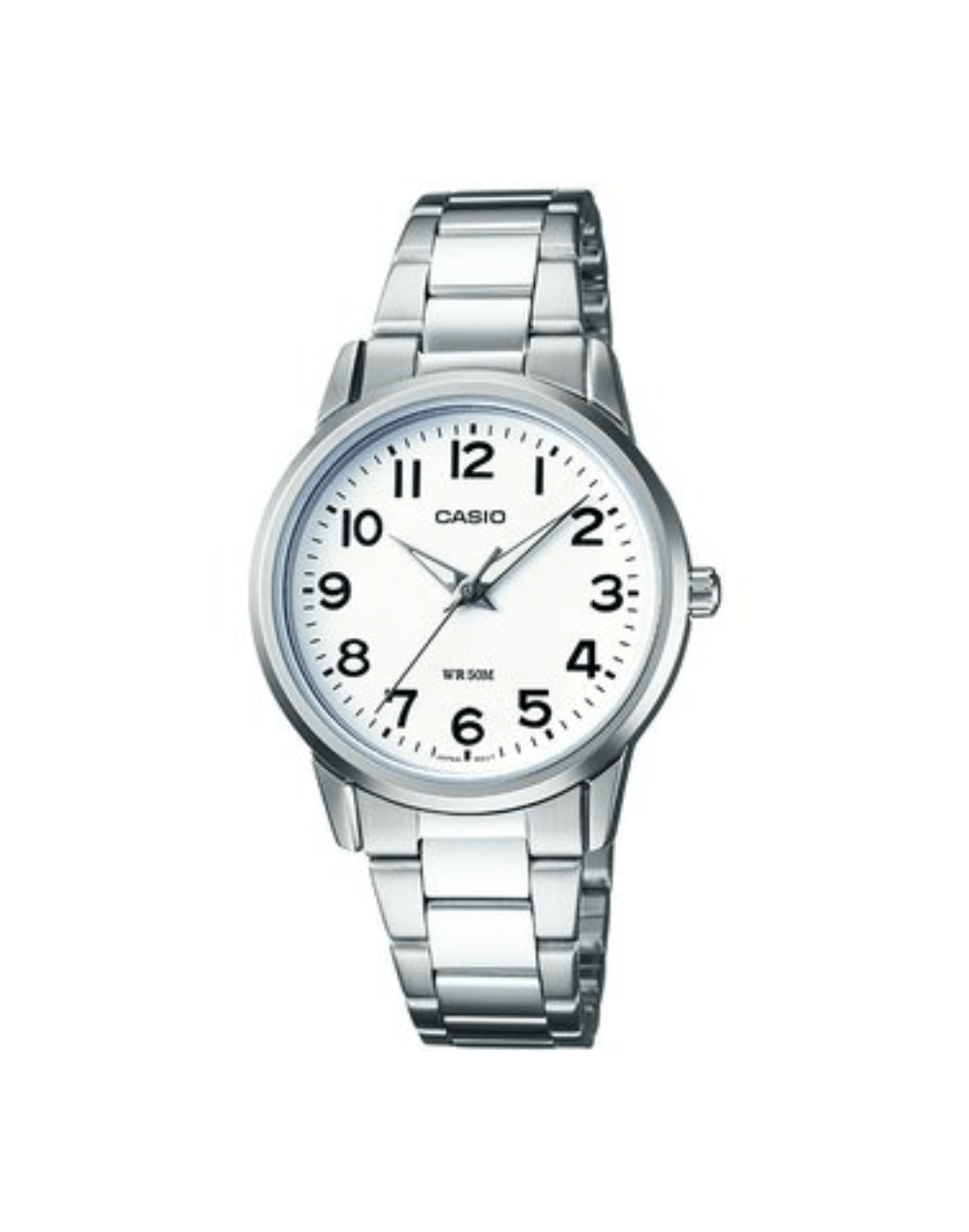 Reloj casio clasic mujer ltp-1303d-7bvdf plateado/blanco