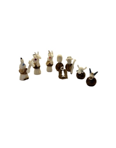 Artesania pesebres en tagua
