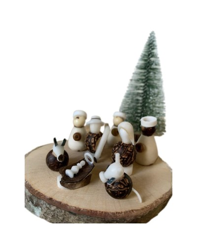 Artesania pesebres en tagua
