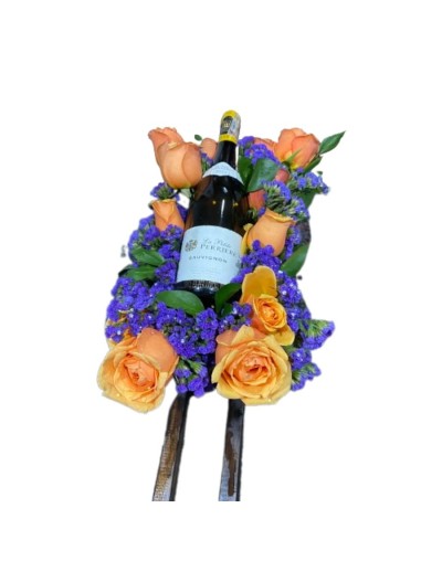 Artesania carretas en madera con licor