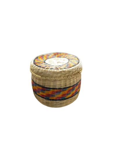 Artesania cesta tortillas con tapa