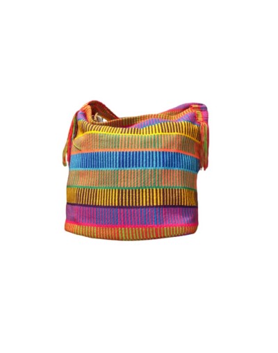 Artesania bolso en tela de hamaca de san jacinto