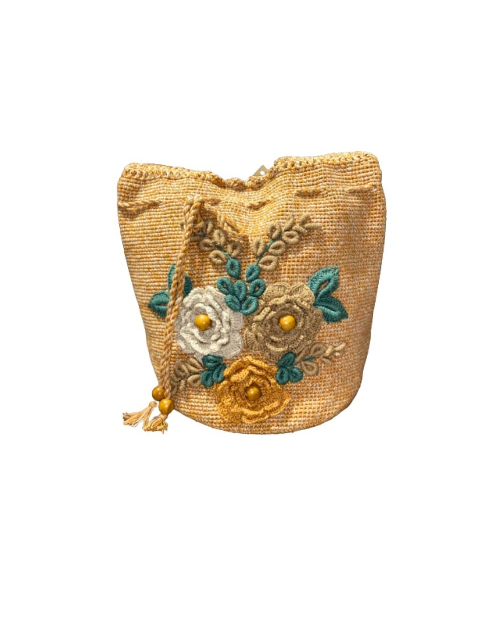 Artesania bolso paleteo croche colores