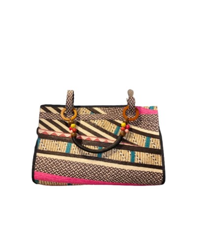 Artesania bolso rectangular en cañaflecha