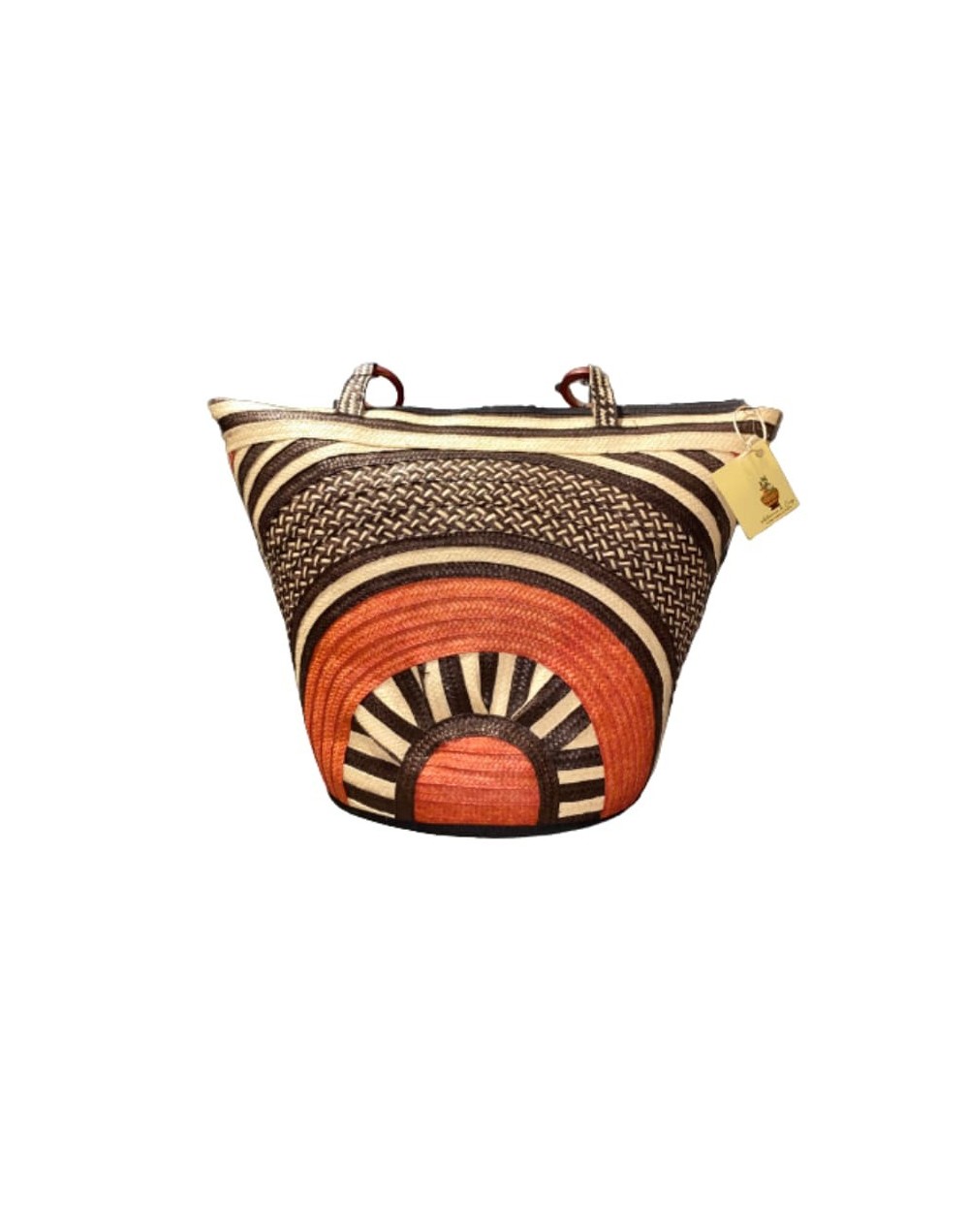 Artesania bolso embudo cañafleha