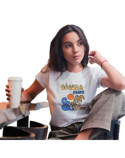 Camiseta estampada cógela suave