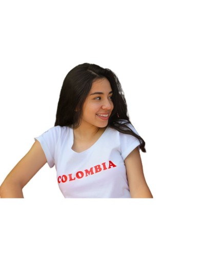 Camiseta estampada colombia