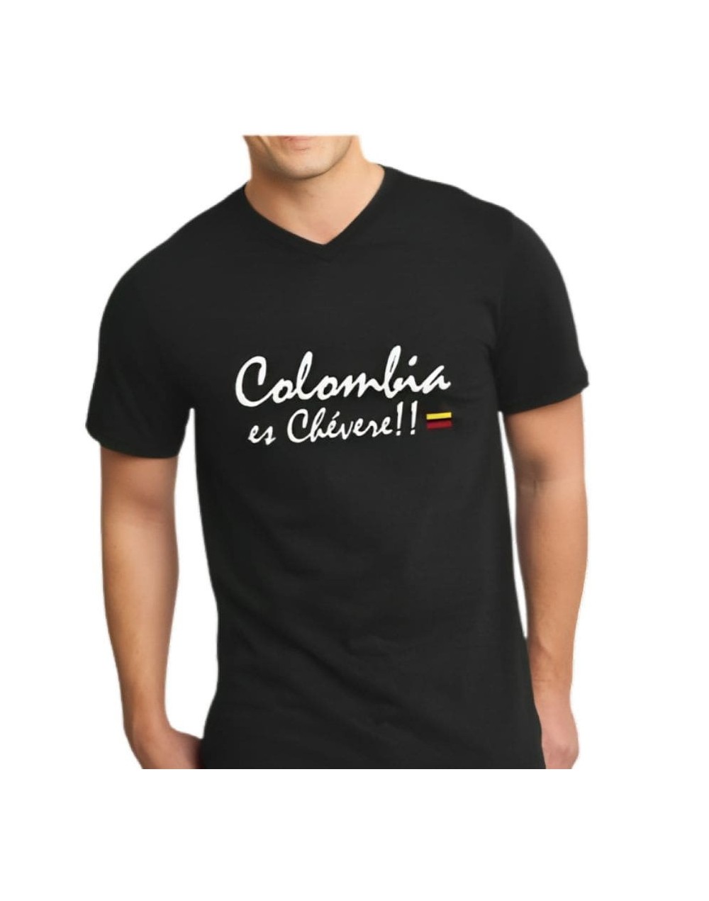 Camiseta estampada colombia es chévere